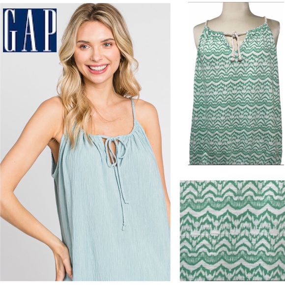 Fun Boho Hippie Tank With Rope Tie Front - Picture 16 of 16